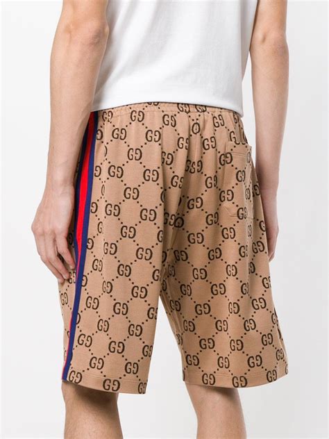 men's gucci shorts cheap|men's gucci cotton gg shorts.